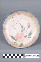 藏品(釉下彩花卉紋盤)的圖片