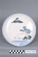 藏品(釉下多彩山水紋盤)的圖片