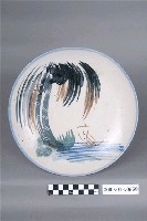 藏品(釉下多彩海濱風光大盤)的圖片