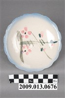 藏品(釉下多彩花卉紋盤)的圖片