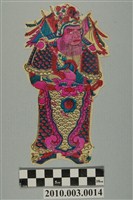藏品(門神版印彩紙)的圖片