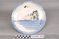 藏品(手繪池塘人家圖花口盤)的圖片