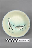 藏品(噴繪白瓷彩繪雙魚紋花口碗)的圖片