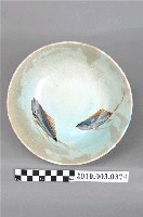 藏品(手繪青瓷魚紋碗)的圖片