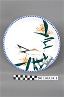 藏品(彩繪雙魚紋波浪口圓盤)的圖片