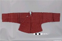 藏品(棗紅絲質緹花大襟男襖)的圖片