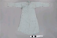 藏品(淺藍絲質緹花大襟男長袍)的圖片