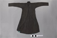 藏品(黑絲質緹花大襟男長袍)的圖片