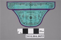 藏品(湖水綠緞蝶紋腹圍)的圖片