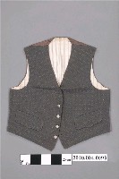 藏品(灰毛料開襟西式男背心)的圖片
