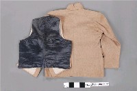 藏品(米黃毛料西裝外套與背心組)的圖片