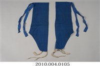 藏品(藍絲質雙層套褲組)的圖片