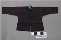 藏品(玄色絲質緹花對襟男外褂)的圖片