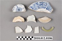 藏品(陶瓷器與玉環殘件)的圖片