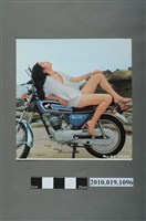 藏品(野狼機車廣告海報)的圖片