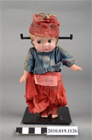 藏品(金髮藍眼女孩玩偶)的圖片