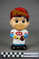 藏品(味王棒球員造型存錢筒)的圖片