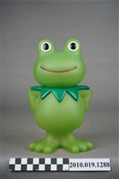 藏品(綠青蛙玩偶存錢筒)的圖片