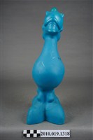 藏品(藍馬造型存錢筒)的圖片