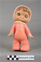 藏品(橘色嬰兒玩偶)的圖片