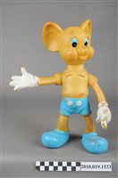 藏品(黃色塑膠老鼠玩偶)的圖片