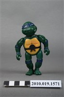 藏品(綠色忍者龜達文西玩偶)的圖片