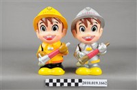 藏品(臺南市消防寶寶造型存錢筒組)的圖片