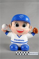 藏品(臺灣松下棒球員造型存錢筒)的圖片