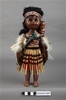 藏品(紐西蘭原住民毛利人玩偶)的圖片