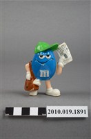 藏品(藍色M&M'S玩偶)的圖片