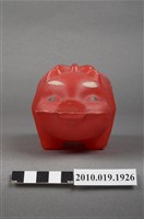 藏品(紅色豬造型存錢筒)的圖片