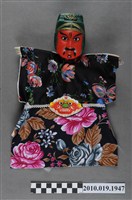 藏品(綠帽紅臉布袋戲偶)的圖片