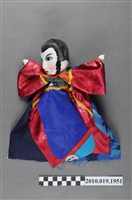 藏品(紫藍衣男性布袋戲偶)的圖片