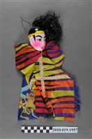 藏品(黃色頭巾男性布袋戲偶)的圖片