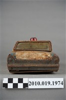 藏品(藍白色警車造型玩具)的圖片