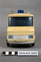 藏品(米黃色警車造型玩具)的圖片