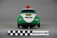 藏品(白綠色玩具警車)的圖片