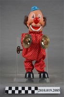 藏品(紅色塑膠製小丑玩偶)的圖片