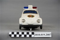 藏品(白色玩具警車)的圖片