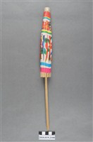 藏品(彩色花卉紋小紙傘)的圖片