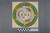 藏品(綠色18大格冰淇淋旋轉機遊戲紙)的圖片