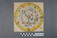 藏品(黃色6大格冰淇淋旋轉機遊戲紙)的圖片