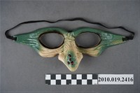 藏品(綠色外星人塑膠面具)的圖片