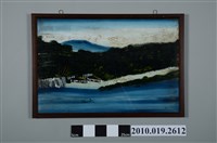 藏品(山水風景玻璃畫)的圖片