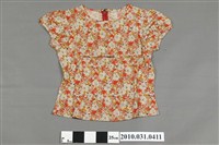 藏品(紅色花布哺乳衣)的圖片