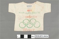 藏品(棉質圓領短袖麵粉袋上衣)的圖片