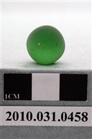 藏品(純綠玻璃彈珠)的圖片