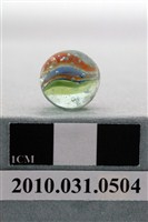 藏品(花彩玻璃彈珠)的圖片