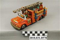 藏品(消防車鐵皮玩具)的圖片