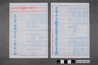 藏品(臺中市選舉委員會編印《臺中市第1屆市長、議員選舉選舉公報》)的圖片